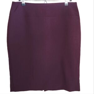 ALFANI BURGANDY PENCIL SKIRT SIZE 10 EUC